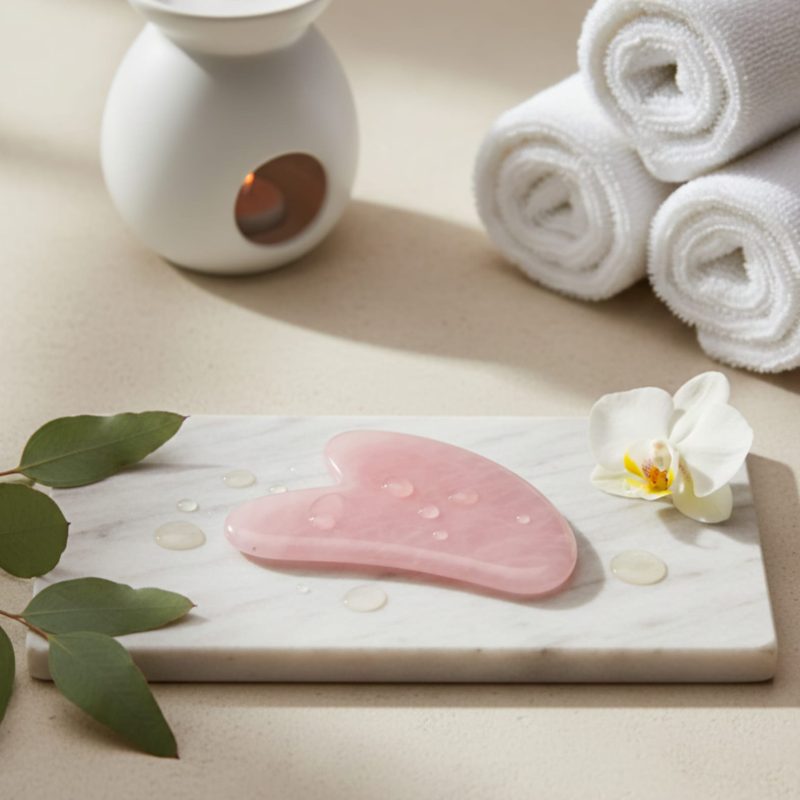 Pink Resin Gua Sha